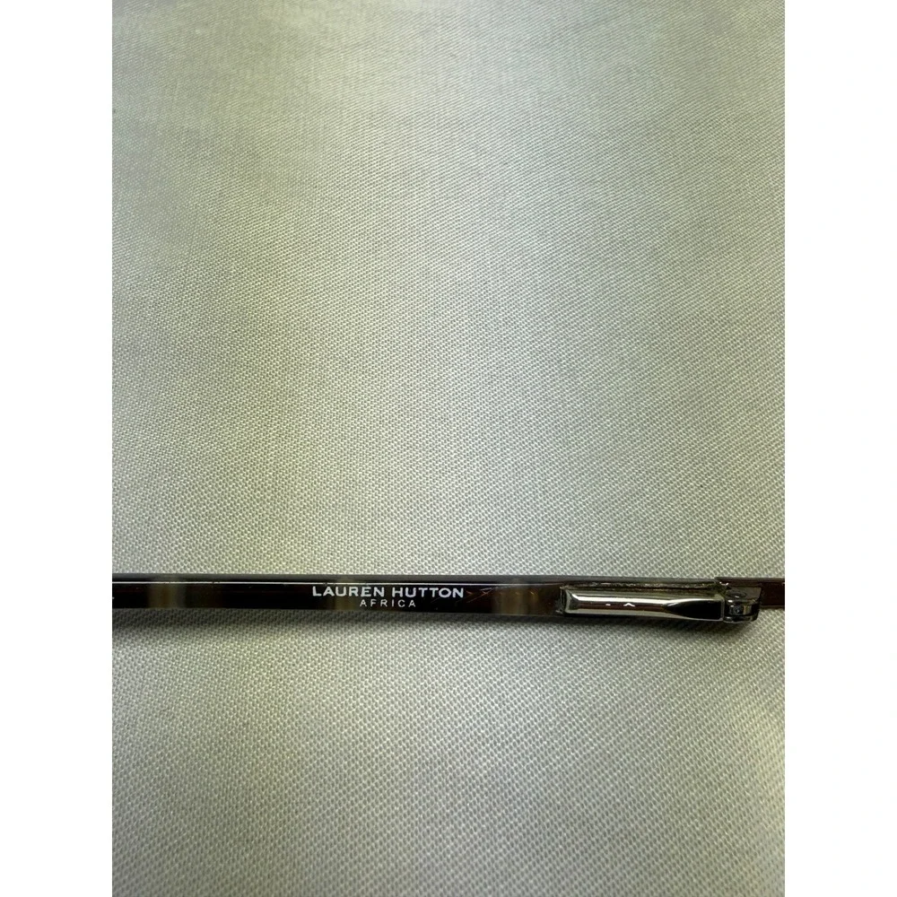 Lauren Hutton Africa Eyeglasses‎ L321 Brown Semi-Rimless Frames 53-18-135